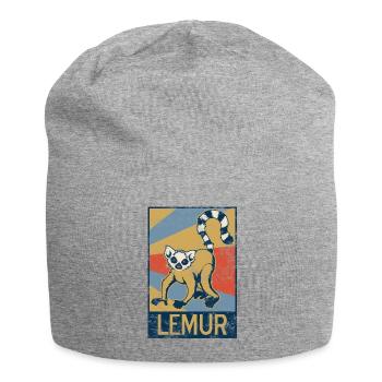 lemur - Jersey Beanie - heather grey - Front