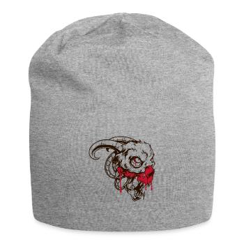 Satan Devil - Jersey Beanie - heather grey - Front