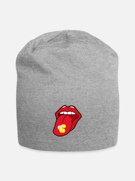 Raver Cadeau Rave Techno Goa Festival Tekkno - Bonnet en jersey - gris chiné