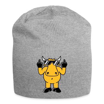 Fuck Off Bull - Bonnet en jersey - gris chiné - Devant