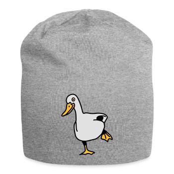 duck - Jersey-Beanie - Grau meliert - Vorne