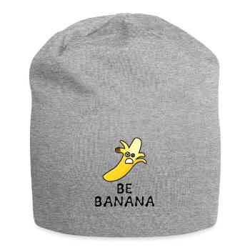 Banana Be Cute Bande Dessinée Kawaii Bizarre Silly Cartoon - Bonnet en jersey - gris chiné - Devant