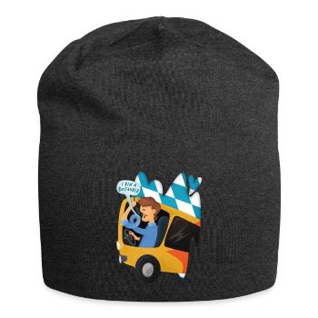 Busfahrer Bayern Schulbus Omnibus Geschenk - Jersey-Beanie - Anthrazit - Vorne
