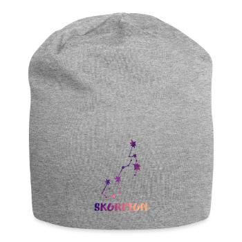 skorpion Sternbild - Jersey-Beanie - Grau meliert - Vorne