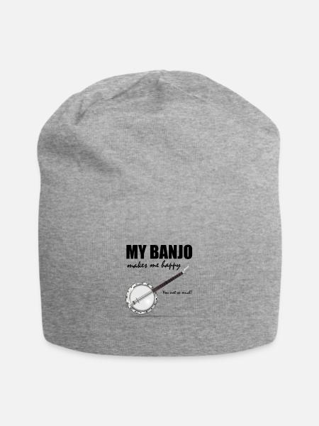 banjo - Jersey Beanie - heather grey