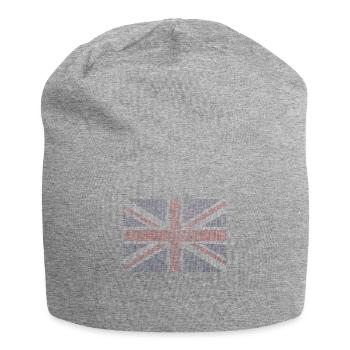 Londres LDN Union Jack - Bonnet en jersey - gris chiné - Devant