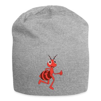 Fourmi de dessin animé - Bonnet en jersey - gris chiné - Devant