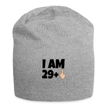 I am 30 years old Funny gift - Jersey Beanie - heather grey - Front