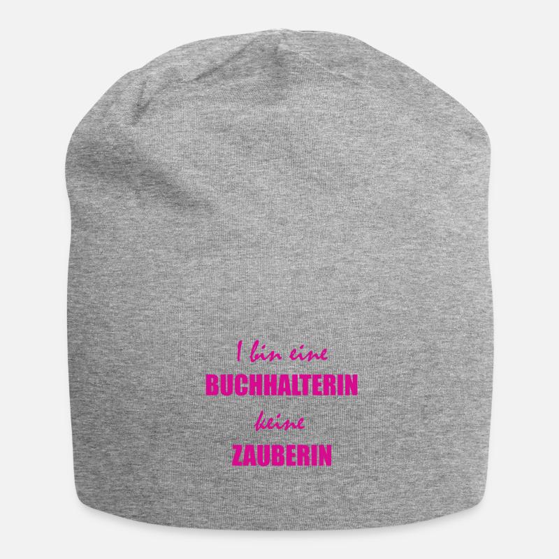 Buchhalter - Jersey-Beanie - Grau meliert