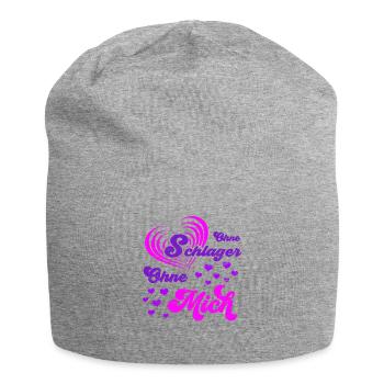 FOLK MUSIC SWING SINGER COSTUME GIFT - Jersey Beanie - heather grey - Front