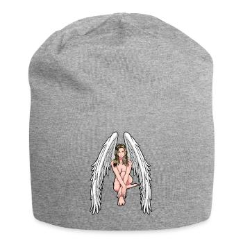 Angel Sexy Angel Christmas Xmas Men - Jersey Beanie - heather grey - Front