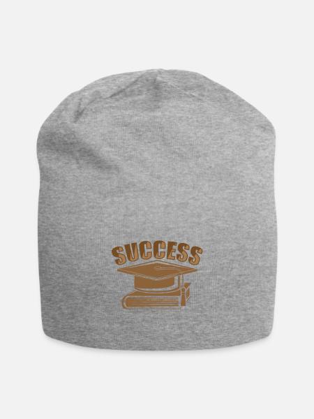 Universität - Jersey-Beanie - Grau meliert