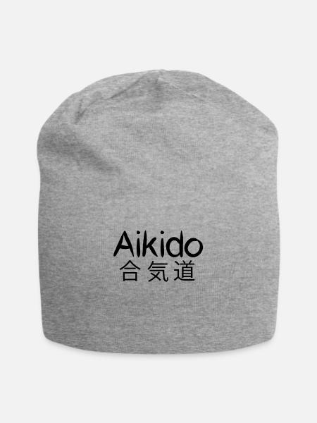 Aikido - Jersey-Beanie - Grau meliert