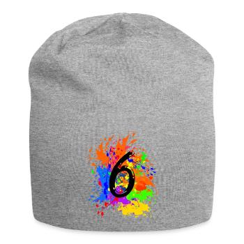 Splash 6 - Bonnet en jersey - gris chiné - Devant