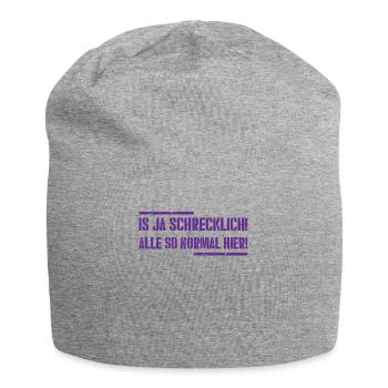 psychologie - Bonnet en jersey - gris chiné - Devant