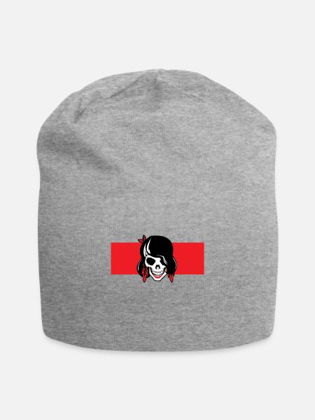 Rockabilly Rock - Jersey-Beanie - Grau meliert