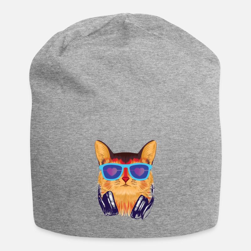 The CoolCat - Jersey Beanie - heather grey