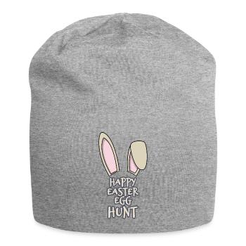 Happy Easter Egg Hunt - Jersey Beanie - heather grey - Front