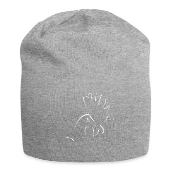 Dick - Jersey Beanie - heather grey - Front