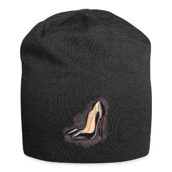 Sexy Highheels - Jersey-Beanie - Anthrazit - Vorne