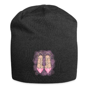 Sexy Highheels - Jersey-Beanie - Anthrazit - Vorne