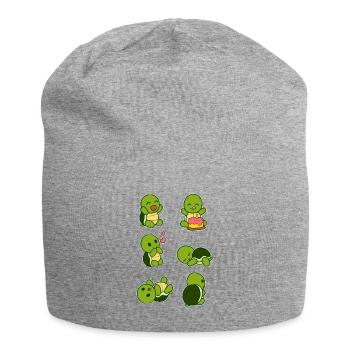 Schildkröten Geburtstag Schildkröte Feier Party - Jersey-Beanie - Grau meliert - Vorne