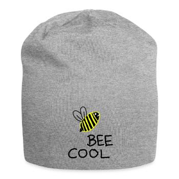 Biene Imker Bienen Honig T-Shirt - Jersey-Beanie - Grau meliert - Vorne