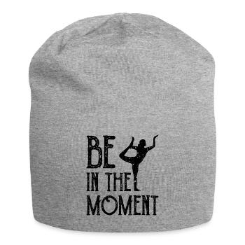 Yoga - Jersey-Beanie - Grau meliert - Vorne