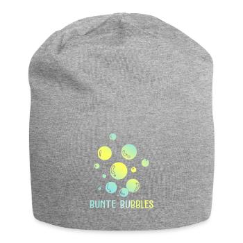 Conception de chemise drôle de bulles de bulles colorées - Bonnet en jersey - gris chiné - Devant