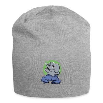 Elephant pants Sweet gift - Jersey Beanie - heather grey - Front