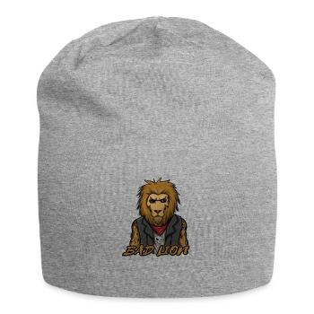 Lion Cool - Jersey Beanie - heather grey - Front
