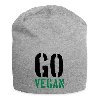 Aller Vegan - Bonnet en jersey - gris chiné - Devant