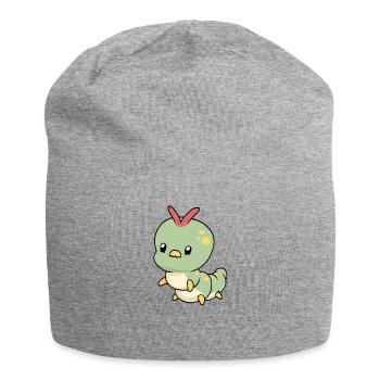 Little cute caterpillar - Jersey Beanie - heather grey - Front