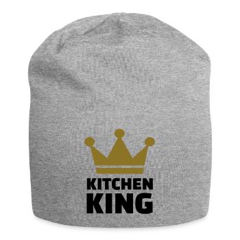Kitchen King - Jersey Beanie - heather grey - Front