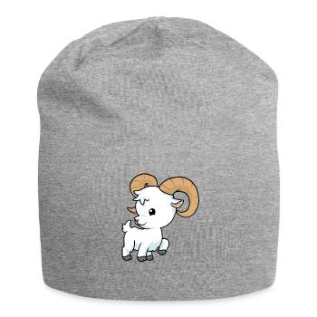 Bélier signe Bélier - Bonnet en jersey - gris chiné - Devant
