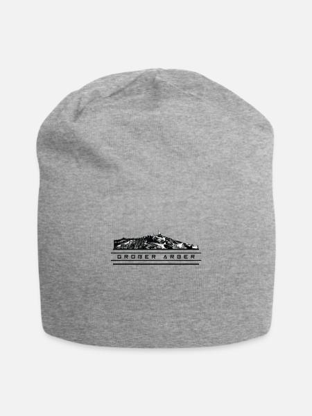 Großer Arber - Jersey-Beanie - Grau meliert