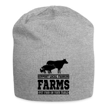 Farm Agriculture - Jersey Beanie - heather grey - Front