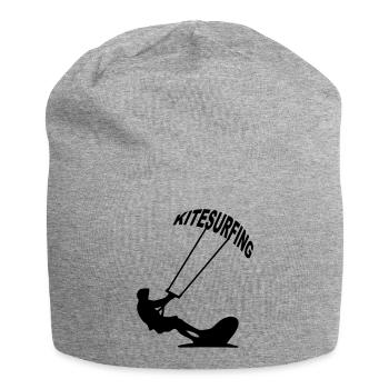 Kitesurfer - Kitesurfing - Jersey-Beanie - Grau meliert - Vorne