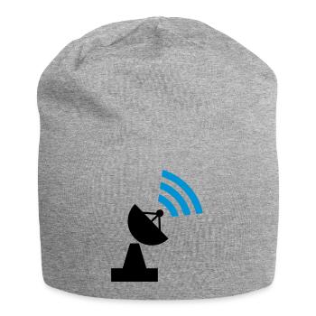 Wlan - Jersey Beanie - heather grey - Front