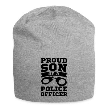 police - Jersey Beanie - heather grey - Front