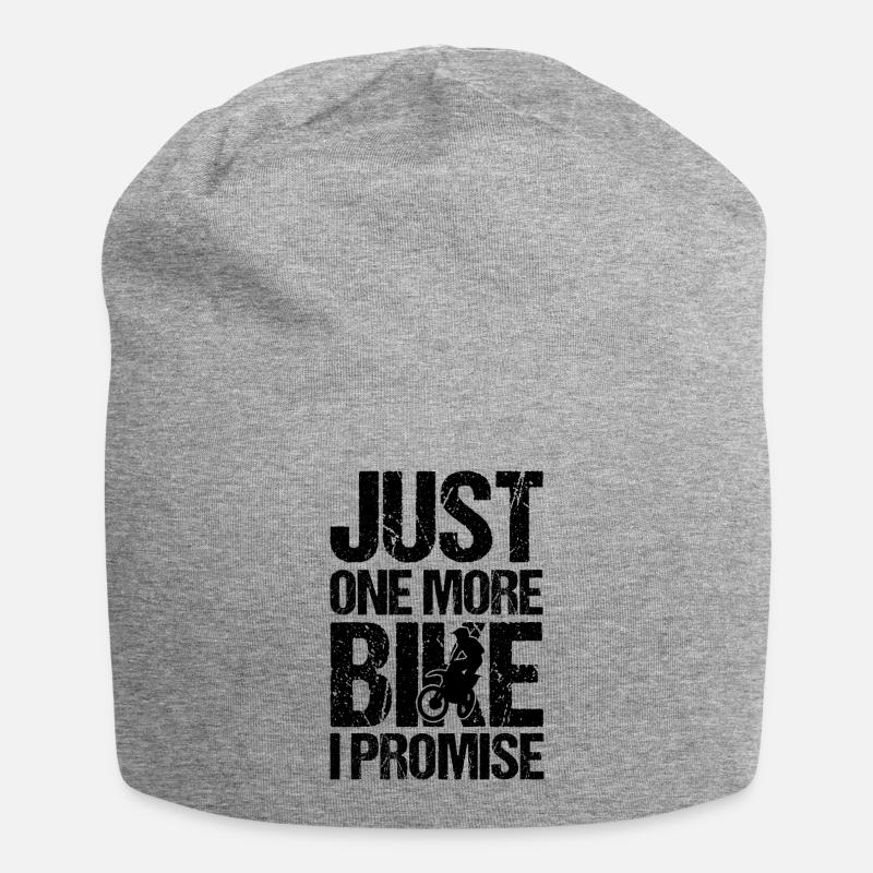 Motorrad - Jersey-Beanie - Grau meliert