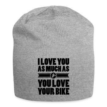 Moto - Bonnet en jersey - gris chiné - Devant
