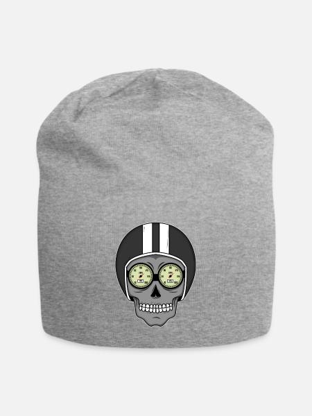Vollgas - Jersey-Beanie - Grau meliert
