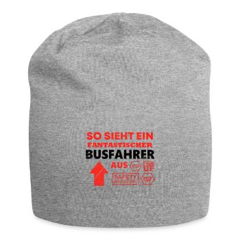 C’est ce qu’un chauffeur de bus a l’air de dire - Bonnet en jersey - gris chiné - Devant