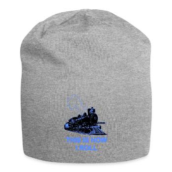 Train driver Train driver Railway slogan gift - Jersey Beanie - heather grey - Front