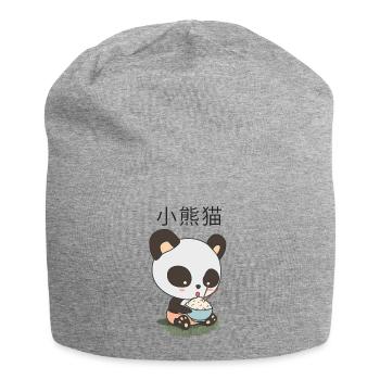 Panda Riz - Bonnet en jersey - gris chiné - Devant