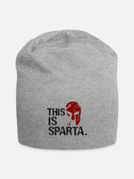 This Is Sparta - Jersey-Beanie - Grau meliert