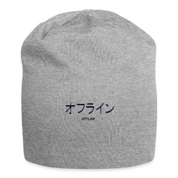 Offline Vaporwave - Jersey Beanie - heather grey - Front
