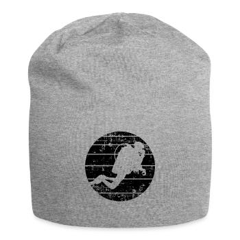 Taucher - Jersey-Beanie - Grau meliert - Vorne