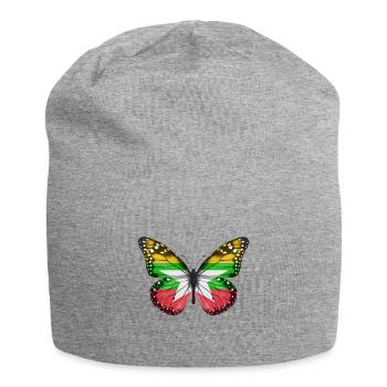 Butterfly Flag Of Myanmar - Jersey Beanie - heather grey - Front